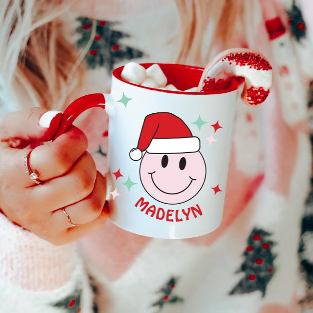 Personligen Santa Lycklig Ansikte Mugg (Skapare uppladdad)