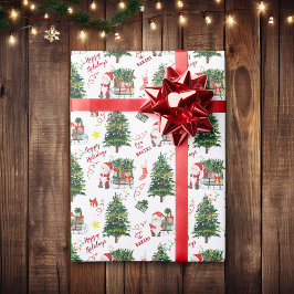 Personligen Santa Sled Julgran Presentpapper