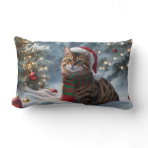 Personligen Santa Tassar Bengal Cat-julen