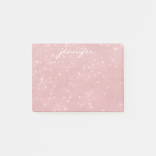 Personligen Scattered Hearts Post-it Block