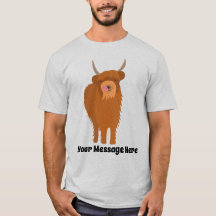 Personligen Scottish Highland Cattle Cow Graphic