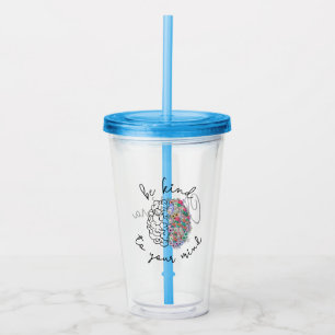 Personligen ska vara vänlig mot Blommigtens hjärna Take Away Mugg