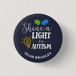 Personligen skina ett ljus på Autism Matching Team Knapp