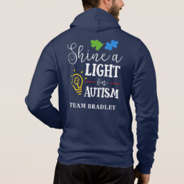 Personligen skina ett ljus på Autism Matching Team T Shirt