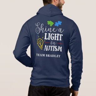 Personligen skina ett ljus på Autism Matching Team T Shirt