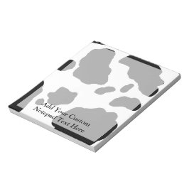 Personligen Skriv ut roligt Cow Anteckningsblock