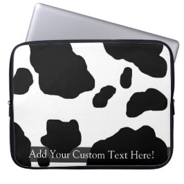 Personligen Skriv ut roligt Cow Laptop Fodral