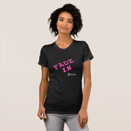 Personligen Skrivare "FADE IN" T Shirt