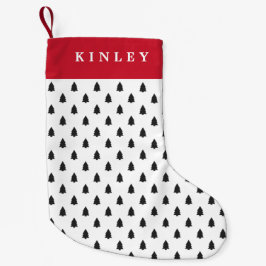 Personligen Små Träd Liten Julstrumpa