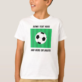 Personligen Soccer Ball Fält T Shirt