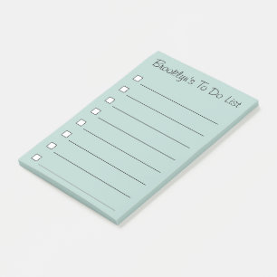 Personligen som ska göras, listar - posta den post-it block