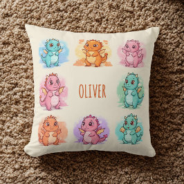 Personligen Spelande Baby Dragons Kudde