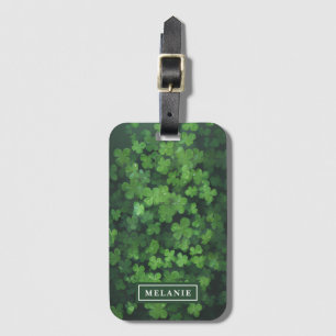 Personligen St. Patrick i fyra Löv i Klöver Bagagebricka