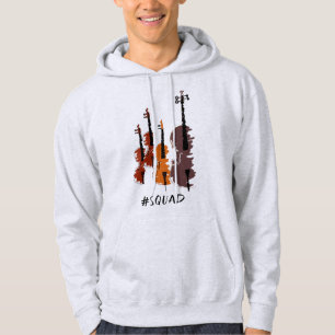 Personligen stränger Squadmusik Hoodie