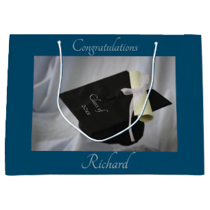 Personligen Studenten Blue Cap & Diploma