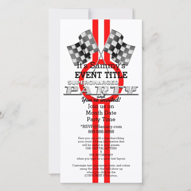 Personligen Supercharged kapacitetspartyet (Framsida)