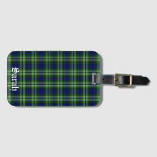 Personligen Tartan i distriktet Skottland Tweedsid Bagagebricka