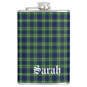 Personligen Tartan i distriktet Skottland Tweedsid Fickplunta