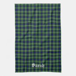 Personligen Tartan i distriktet Skottland Tweedsid Kökshandduk