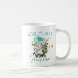 Personligen Teal & Guld Kaffemugg