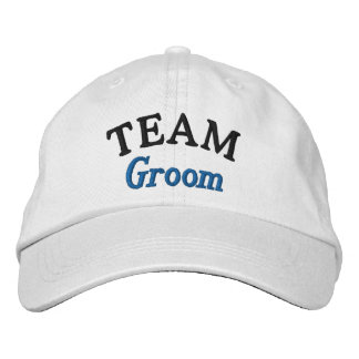 Personligen Team Groom Embroied Baseball Cap Broderad Keps