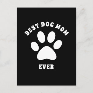 Personligen Text i bästa Hund Mamma någonsin Anpas Vykort