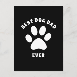Personligen Text i bästa Hund Pappa någonsin Anpas Vykort