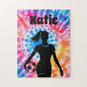 Personligen Tie-Dye Rainbow Aquarelle Pussel