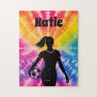 Personligen Tie-Dye Rainbow Burst Pussel