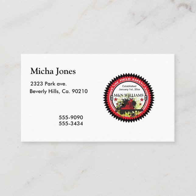 Personligen tillfogar din kända visitkort (Framsida)