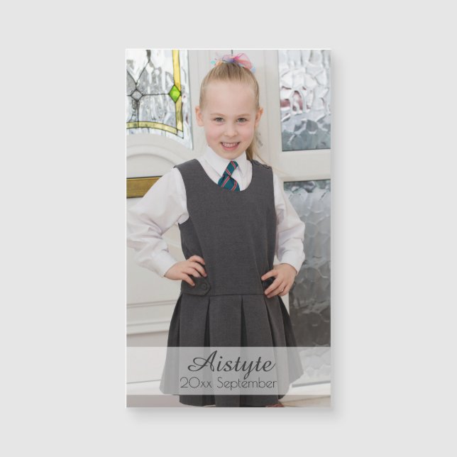 Personligen tillfogar ditt foto, namnger & daterar (Framsida)