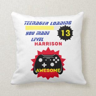 Personligen Tonager Loading Funny Gamer Kudde