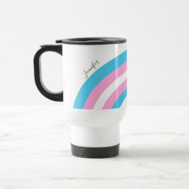Personligen Transgender Rainbow Pride Flagga Resemugg