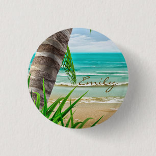 Personligen Tropical Island Paradise Beach Knapp