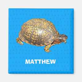 Personligen Turtle Photo östra Box Magnet