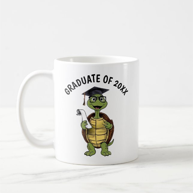 Personligen Turtle Studenten Kaffemugg (Vänster)