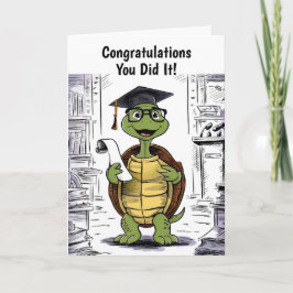 Personligen Turtle Studenten Kort