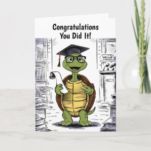 Personligen Turtle Studenten Kort