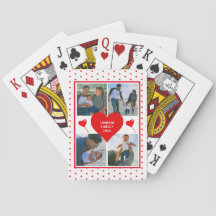 Personligen Valentine Heart i Photo Collage Family