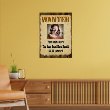 Personligen ville Poster gammaldags foto
