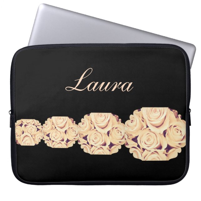 Personligen Vintage Ro Laptop Sleeve (Framsidan)