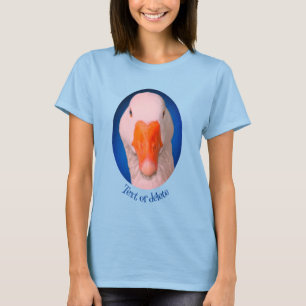 Personligen Vita gäss Ansikte-lantdjur T Shirt