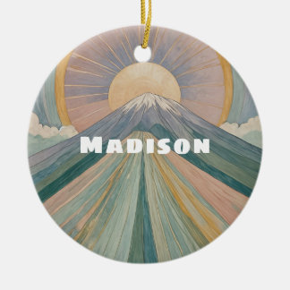 Personligen Volcanic Sergranat Julgransprydnad Keramik