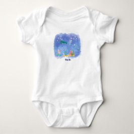 Personligen Watercolor Sea Life T Shirt