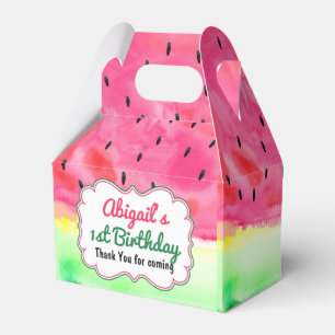 Personligen Watermelon Birthday Favoritbox Presentaskar