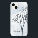 Personligen Winter Snö Ligcape Art<br><div class="desc">En snöslandscen med träd. Originalkonst av Nic Squirrell. Ändra namn för att anpassa sig.</div>