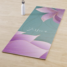Personligen Yoga M. lila lotus