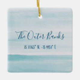 Personligen Yttre Banker Julgransprydnad Keramik