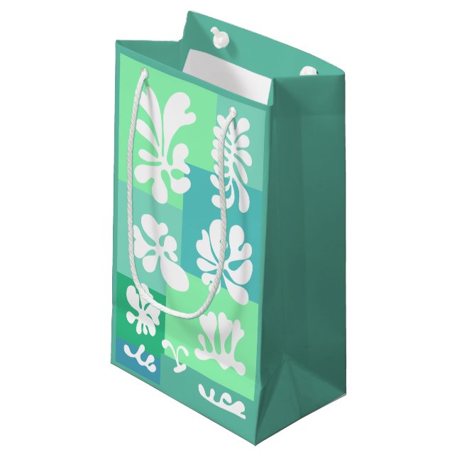 Personligens Abstrakt former Design i Grönt | (Framsidan Vinklad)