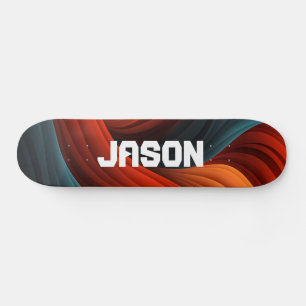 Personligens Abstrakt Mini Skateboard Bräda 18,5 Cm